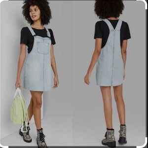 Wild Fable Light Denim Skirt Romper